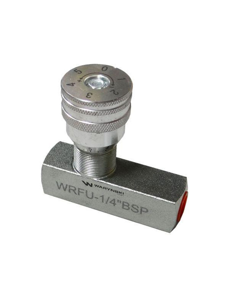 ZAWÓR DŁAWIĄCO-ZWROTNY 1/4"
WRFU-1/4BSP
Dławienie działa tylko w jednym kierunku. W kierunku przeciwnym wbudowany z...
