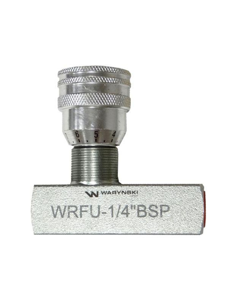 ZAWÓR DŁAWIĄCO-ZWROTNY 1/4"
WRFU-1/4BSP
Dławienie działa tylko w jednym kierunku. W kierunku przeciwnym wbudowany z...