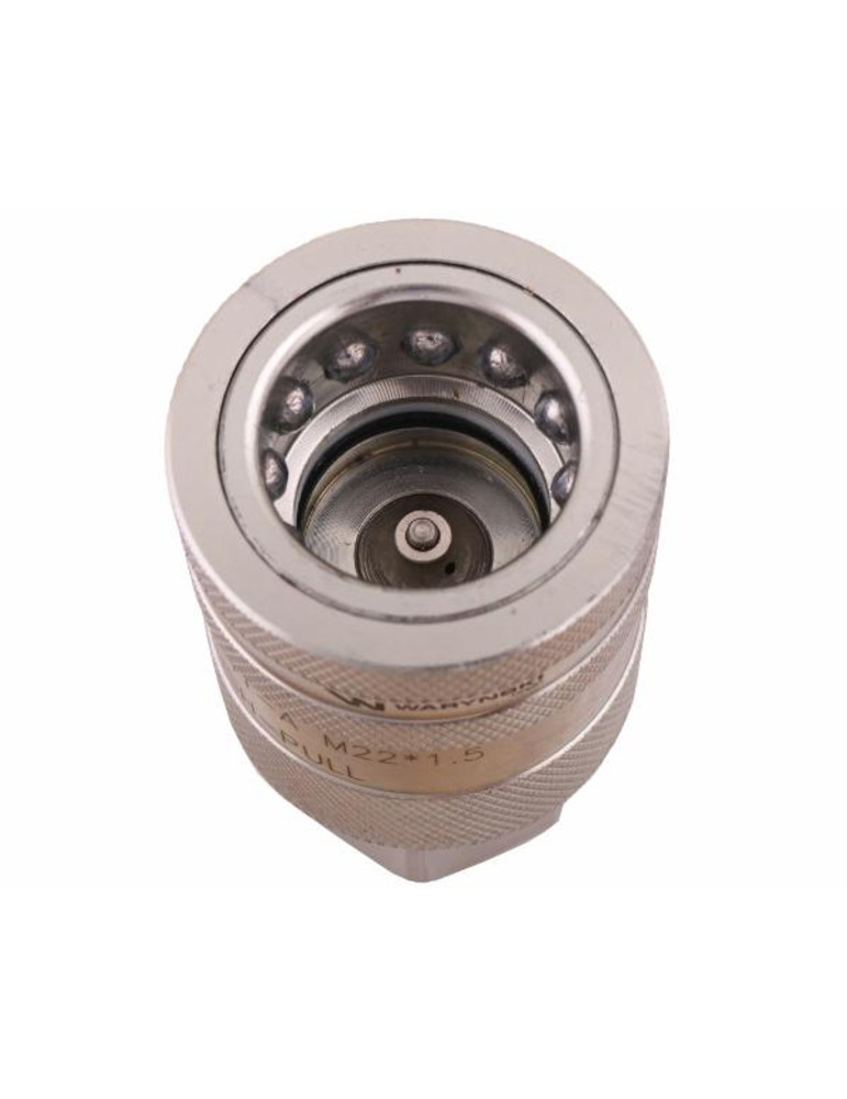 ZAWÓR EURO GNIAZDO M22 G WEWNĘTRZNY
Szybkozłącze hydrauliczne gniazdo z eliminatorem ciśnienia M22x1.5 gwint wew. EU...