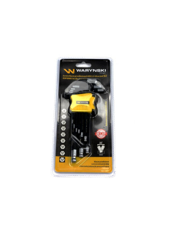 ZESTAW IMBUS PRZEDŁUŻÓNE 1,5-10MM WMK193
Zestaw kluczy przedłużonych HEX 1.5-10 ze stali S2 9el w uchwycie Waryński
... 2