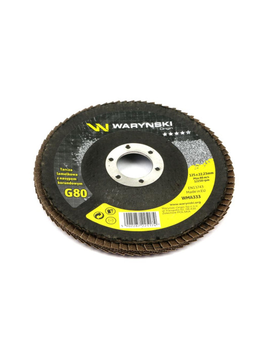 TARCZA LAMELKOWA 125MM GR80
Tarcza do szlifierki 125 mm lamelkowa z elektrokorundem GR80 (sprzedawana po 10 szt.) Wa...