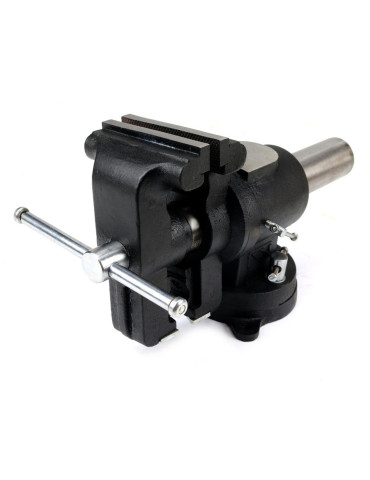 IMADŁO ŚLUSARSKIE 125 OBRAC JARZMO
Imadło ślusarskie z żeliwa sferoidalnego obrotowe z obracanym jarzmem 150 mm Wary...