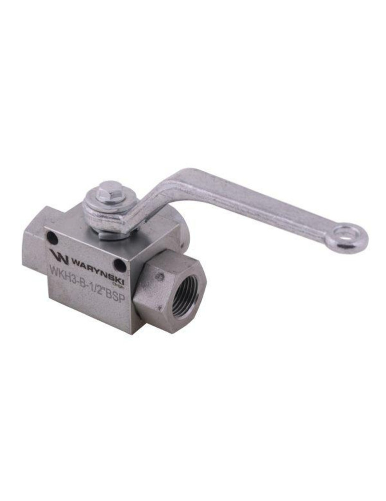 ZAWÓR KULOWY 3-DROŻNY G1/2"
WKH3-B-1/2BSP
Zawór kulowy hydrauliczny 3-drogowy 3/2 - 1/2"BSP z otworami mocującymi 5...