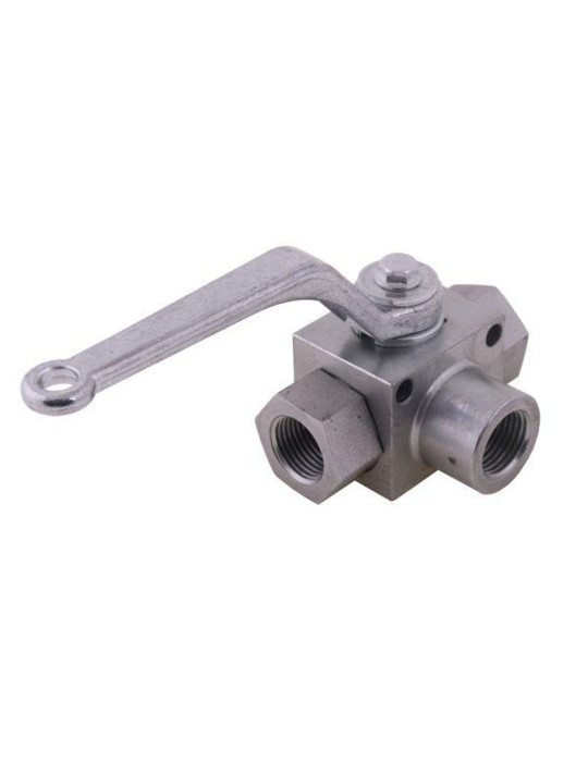 ZAWÓR KULOWY 3-DROŻNY G1/2"
WKH3-B-1/2BSP
Zawór kulowy hydrauliczny 3-drogowy 3/2 - 1/2"BSP z otworami mocującymi 5...