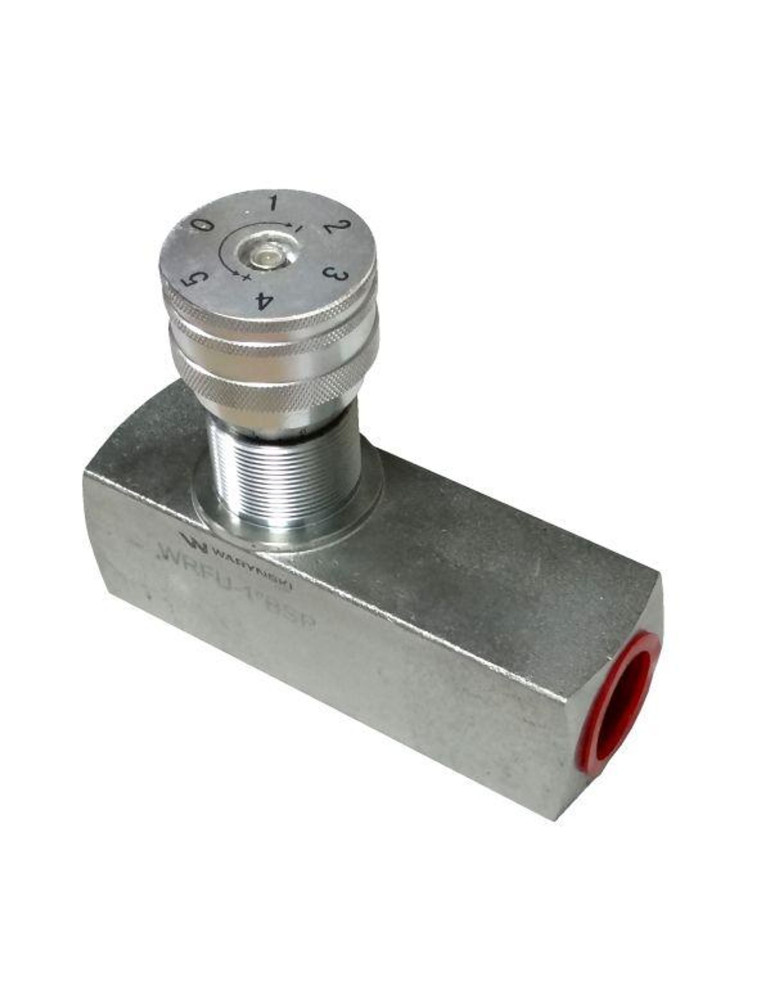 ZAWÓR DŁAWIĄCO-ZWROTNY 1"
WRFU-1BSP
Dławienie działa tylko w jednym kierunku. W kierunku przeciwnym wbudowany zawór...