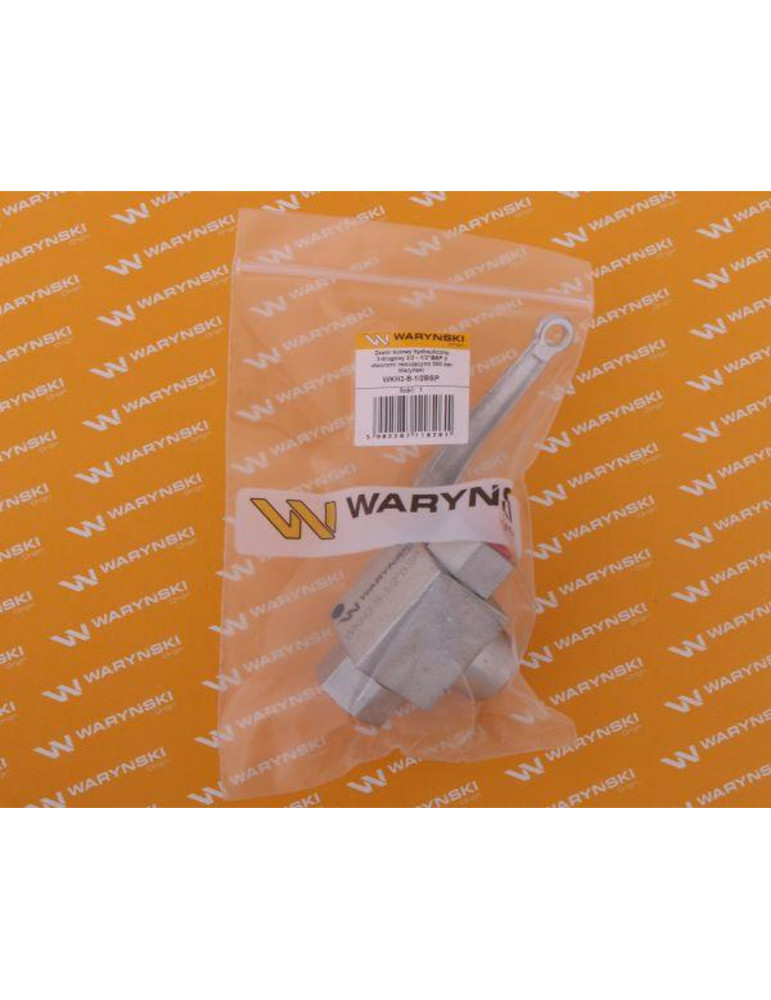 ZAWÓR KULOWY 3-DROŻNY G1/2"
WKH3-B-1/2BSP
Zawór kulowy hydrauliczny 3-drogowy 3/2 - 1/2"BSP z otworami mocującymi 5...