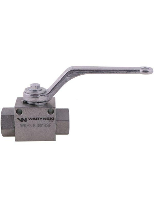 ZAWÓR KULOWY 3-DROŻNY G3/8"
Zawór kulowy hydrauliczny 3-drogowy 3/2 - 3/8"BSP z otworami mocującymi 500 bar Waryński...