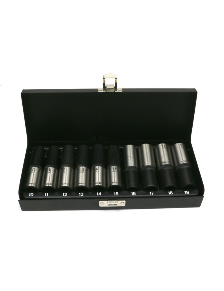 ZESTAW NASADEK PRZEDŁUŻANYCH 1/2"
Zestaw nasadek przedłużanych 1/2 CrV 10, 11, 12, 13, 14, 15, 16, 17, 18, 19 w kase...