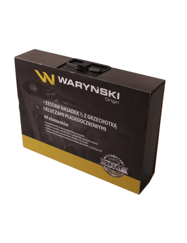 ZESTAW NASADEK 1/2" I KLUCZY 49EL
WMZ049
Zakres kluczy w zestawie: rozmiary 6-24mm
Rozmiar nasadek: 1/2 cala, zakr...