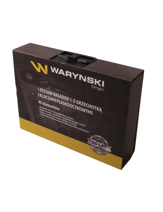 ZESTAW NASADEK 1/2" I KLUCZY 49EL
WMZ049
Zakres kluczy w zestawie: rozmiary 6-24mm
Rozmiar nasadek: 1/2 cala, zakr...