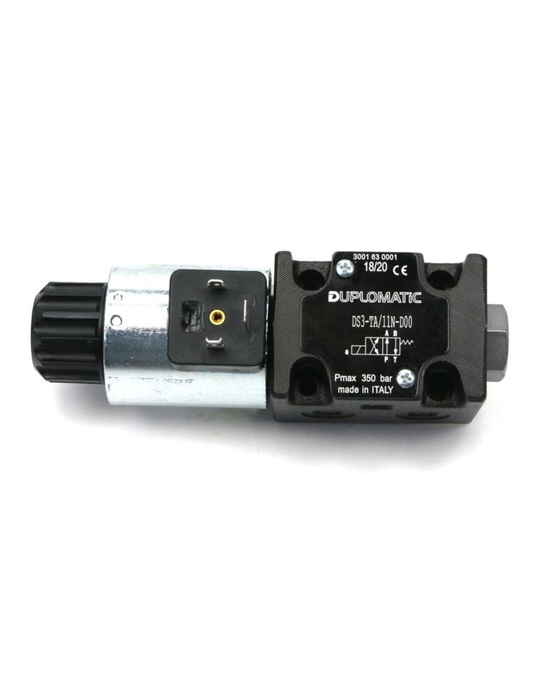 ROZDZIELACZ ELEKTROZAWÓR 24V 350BAR
Rozdzielacz (elektrozawór) DS3-TA02/11N-D24 24V DC (cewka x 1) Heavy 350bar. 100...