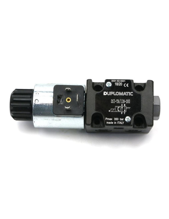 ROZDZIELACZ ELEKTROZAWÓR 24V 350BAR
Rozdzielacz (elektrozawór) DS3-TA02/11N-D24 24V DC (cewka x 1) Heavy 350bar. 100...