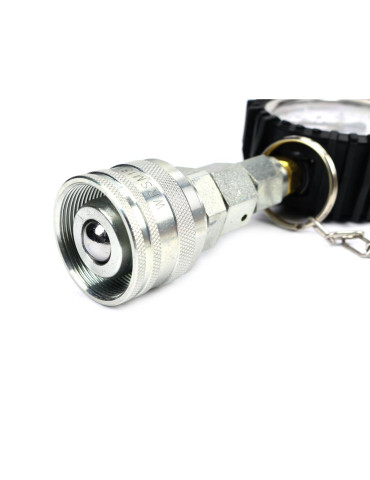 ZESTAW POMIAROWY 250BAR WTYK SKRĘC
Zestaw pomiarowy ciśnienia hydrauliki z manometrem 250 bar wtyczka skręcana Waryń... 2