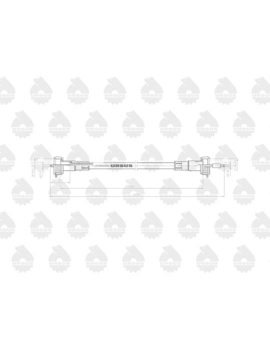 LINKA MTG C-360
 46657330
Linka - Licznika MTG (motogodzin) L-1655mm/1695mm (46657330) 40115212. 886603 C-360 ORYGI...