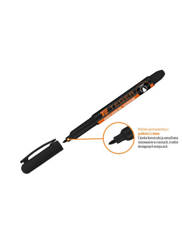 MARKER BUDOWALNY CZARNY 1,5MM
T-W-NBMAR001

Marker budowlano - przemysłowy - czarny (końcówka okrągła 1.5 mm tusz... 2