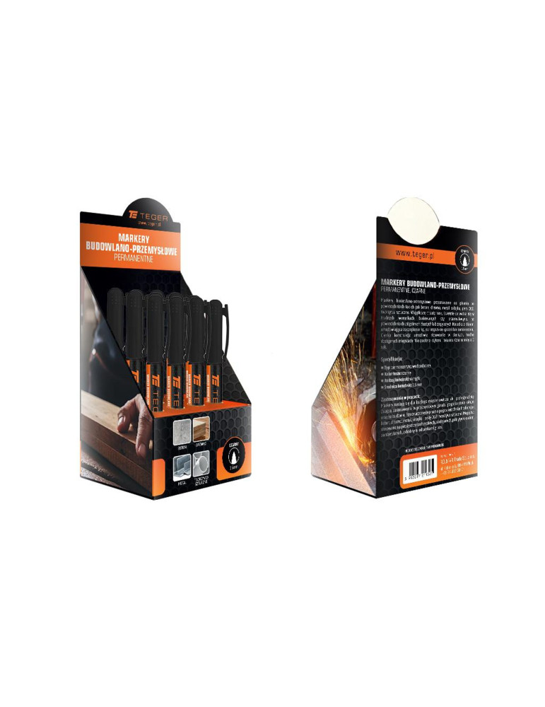MARKER BUDOWALNY CZARNY 1,5MM
T-W-NBMAR001

Marker budowlano - przemysłowy - czarny (końcówka okrągła 1.5 mm tusz...