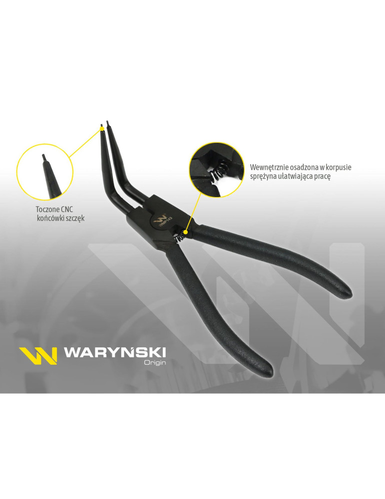 SZCZYPCE OSADCZE 8" ZEWN. WMP143
WMP143
Specjalistyczne szczypce z długimi szczękami do pierścieni osadczych 8" zew...