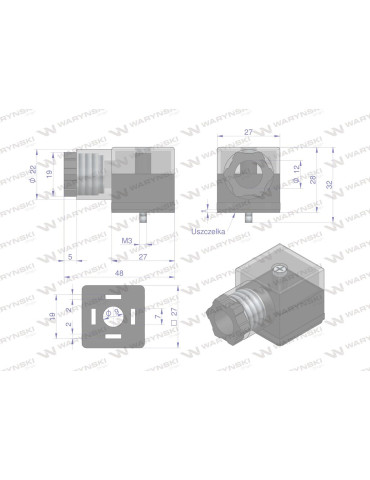 WTYCZKA CEWEK ELEKTORMAGNETYCZNYCH Z Diodą
W-WTYKVDC    RM-SP666
Wtyczka elektryczna W-WTYKVDC 12V 24V (SP666) do z... 2