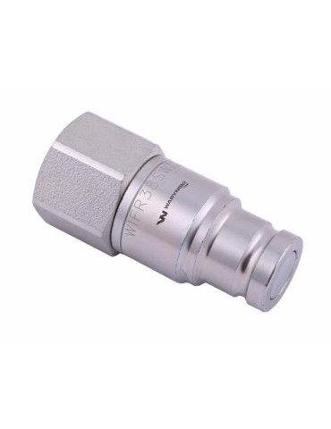 SZYBKOZŁĄCZE SUCH WTYK 3/8" GW1/2"
Szybkozłącze hydrauliczne suchoodcinające
(rozmiar 3/8) wtyczka 
G1/2"BSP gwint... 2