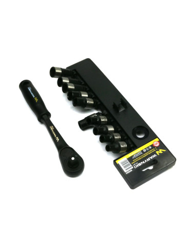 ZESTAW NASADEK 1/2" 8-17 WMZ019
Zestaw 11 elementów nasadki 1/2 rozmiary 8 9 10 11 12 13 14 15 16 17 mm ze wzmocnion... 2