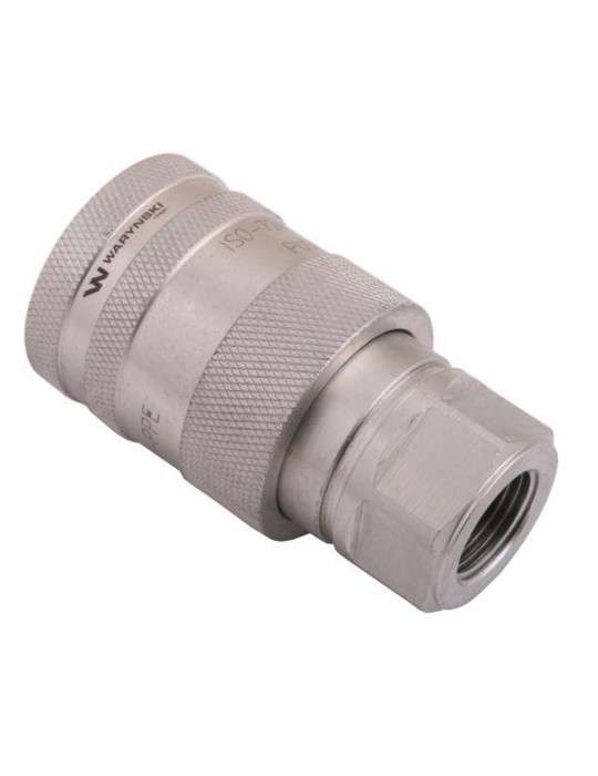 ZAWÓR EURO GNIAZDO M18 G WEWNĘTRZNY
Szybkozłącze hydrauliczne gniazdo z eliminatorem ciśnienia M18x1.5 gwint wew. EU...