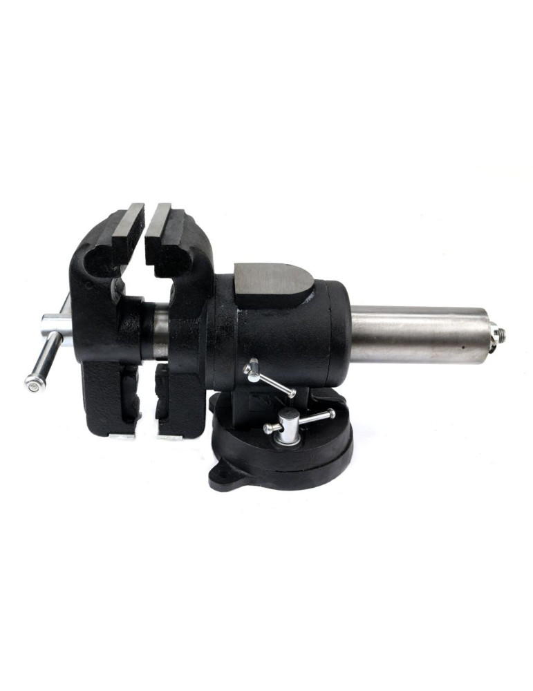 IMADŁO ŚLUSARSKIE 150 OBRAC JARZMO
Imadło ślusarskie z żeliwa sferoidalnego obrotowe z obracanym jarzmem 150 mm Wary...