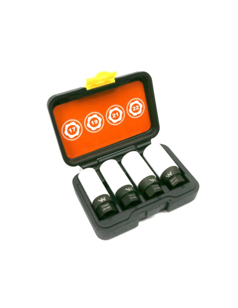 ZESTAW NASADEK AWARYJNE 1/2" WMU400
Zestaw nasadek udarowych 1/2 z uchwytem kluczowym. do awaryjnego odkręcania 5 el...