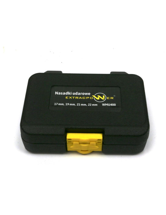 ZESTAW NASADEK AWARYJNE 1/2" WMU400
Zestaw nasadek udarowych 1/2 z uchwytem kluczowym. do awaryjnego odkręcania 5 el...