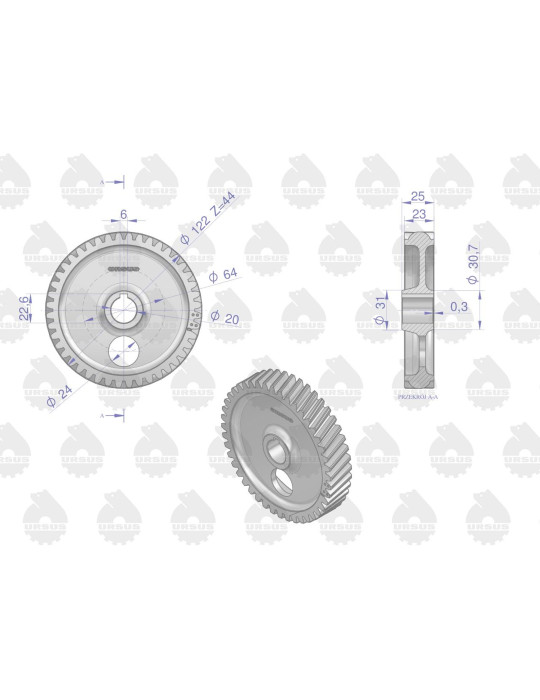 KOŁO 50504240 
ROZRZ URSUS