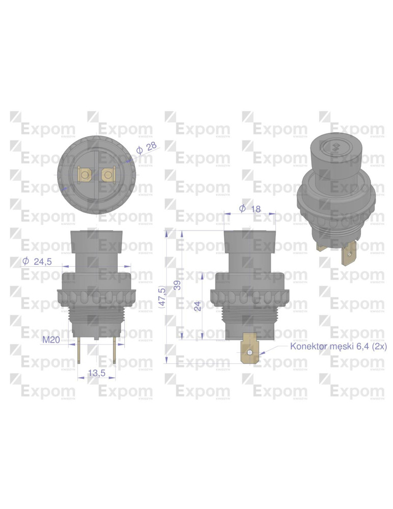 PRZYCISK ROZRUSZNIKA EXPOM CZARNY
Przycisk Rozrusznika C-360 EXPOM KWIDZYN eu
Indeks 50457871EX
50457871

40-14s
111314
