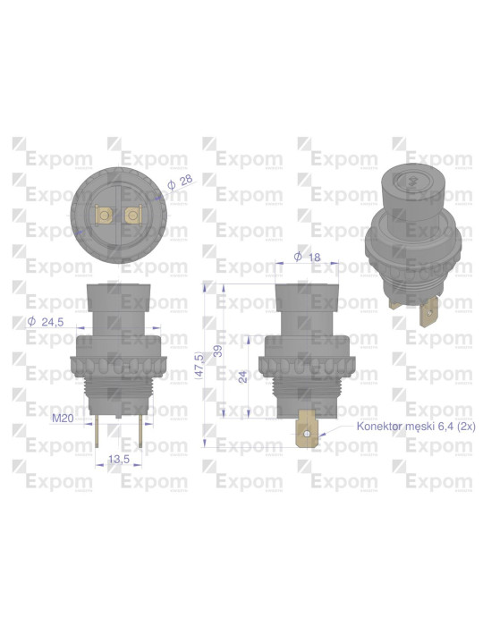 PRZYCISK ROZRUSZNIKA EXPOM CZARNY
Przycisk Rozrusznika C-360 EXPOM KWIDZYN eu
Indeks 50457871EX
50457871

40-14s
111314
