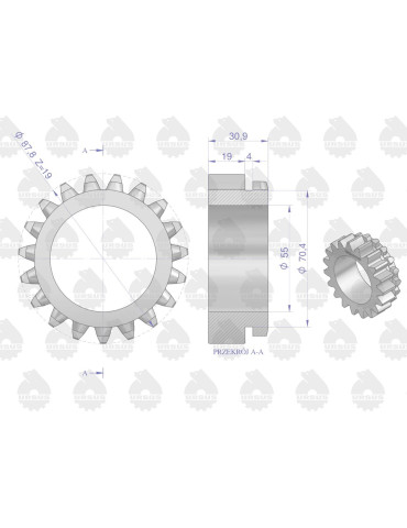 KOŁO 50419430U IVB
URSUS
 2