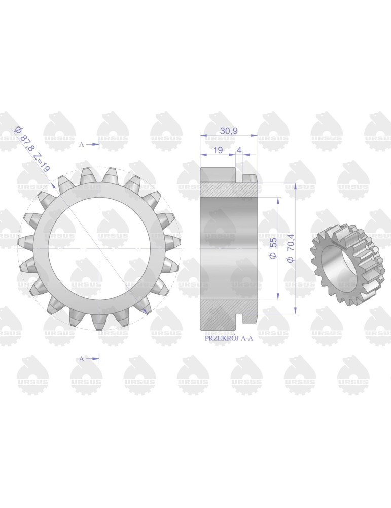 KOŁO 50419430U IVB
URSUS
