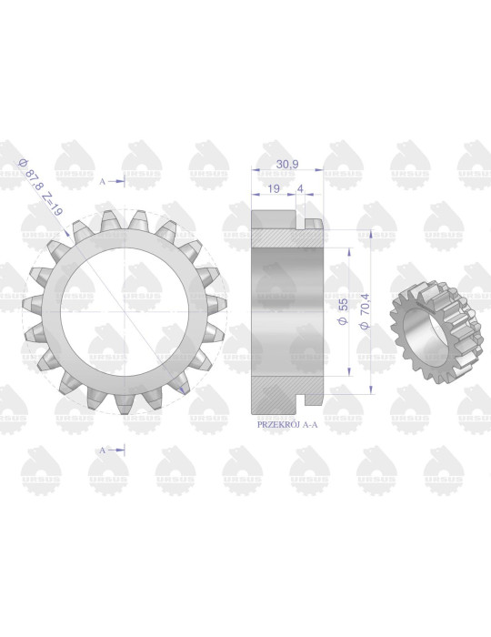 KOŁO 50419430U IVB
URSUS
