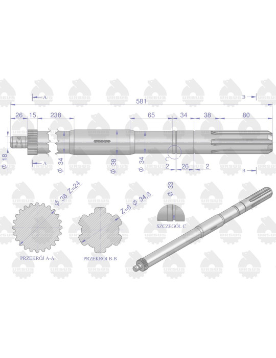 WAŁEK 50619021 URSUS
przekaźnika II WOM