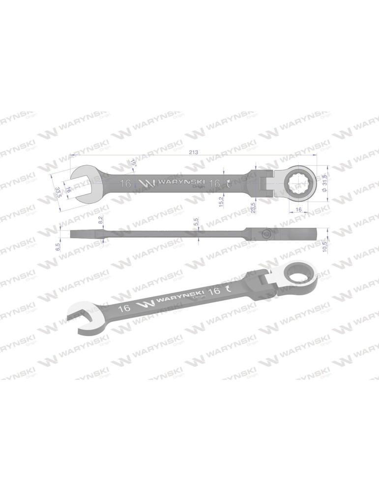 KLUCZ PŁASKO-OCZ 16 GRZECH PRZEGUB
WMK081
