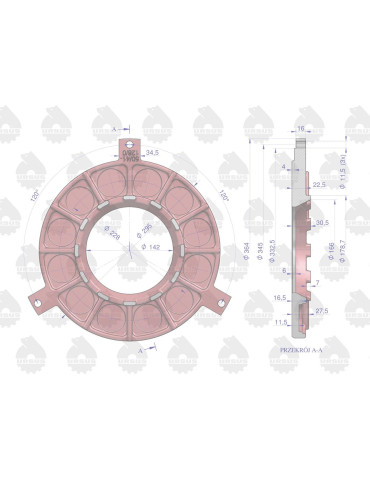 TARCZA 50411280 
URSUS I st docisk
 2