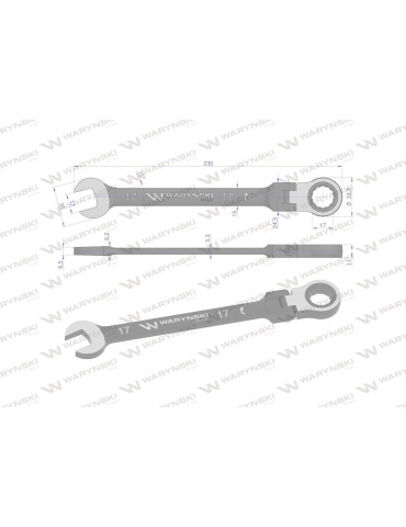 KLUCZ PŁASKO-OCZ 17 GRZECH PRZEGUB
WMK082
 2