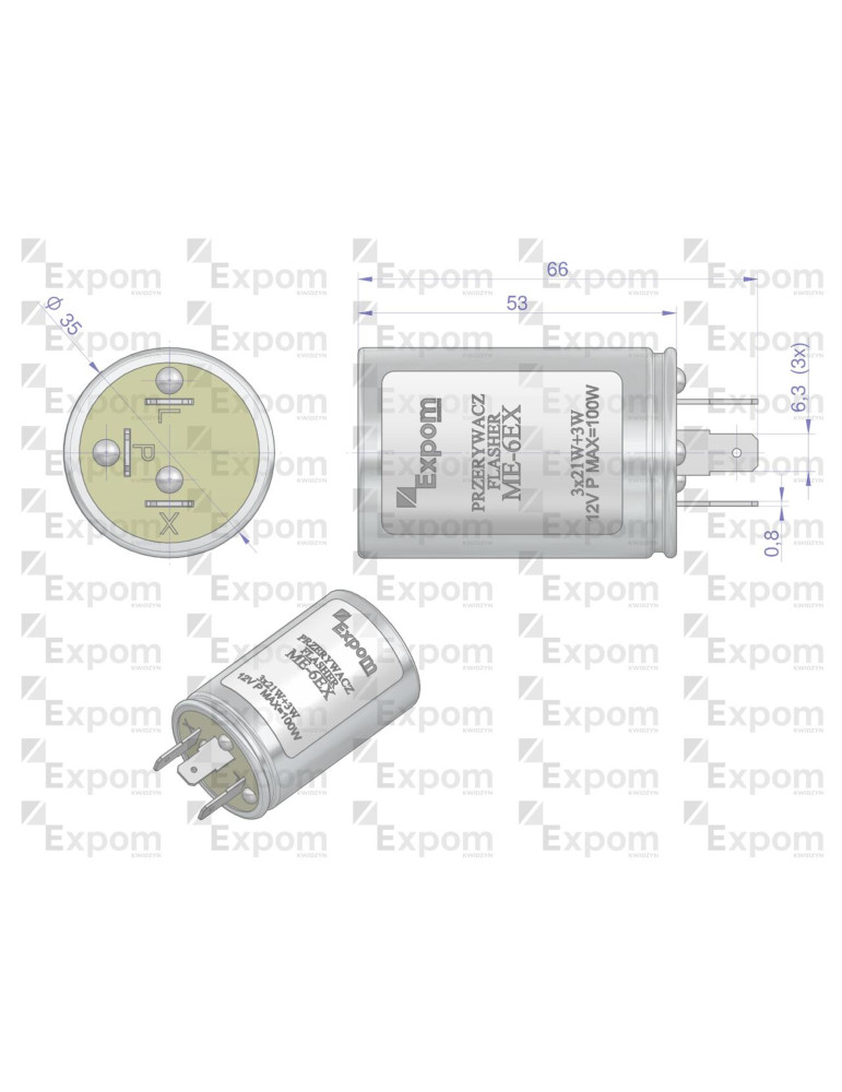 PRZERYWACZ ME6 12V
ME-6EX