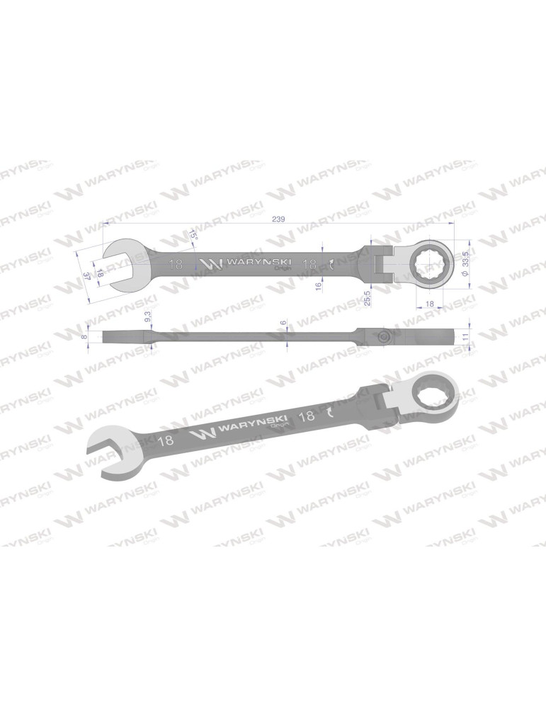 KLUCZ PŁASKO-OCZ 18 GRZECH PRZEGUB
WMK083
