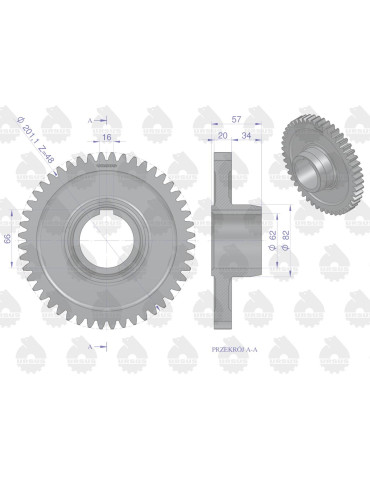 KOŁO 50419210 URSUS 2