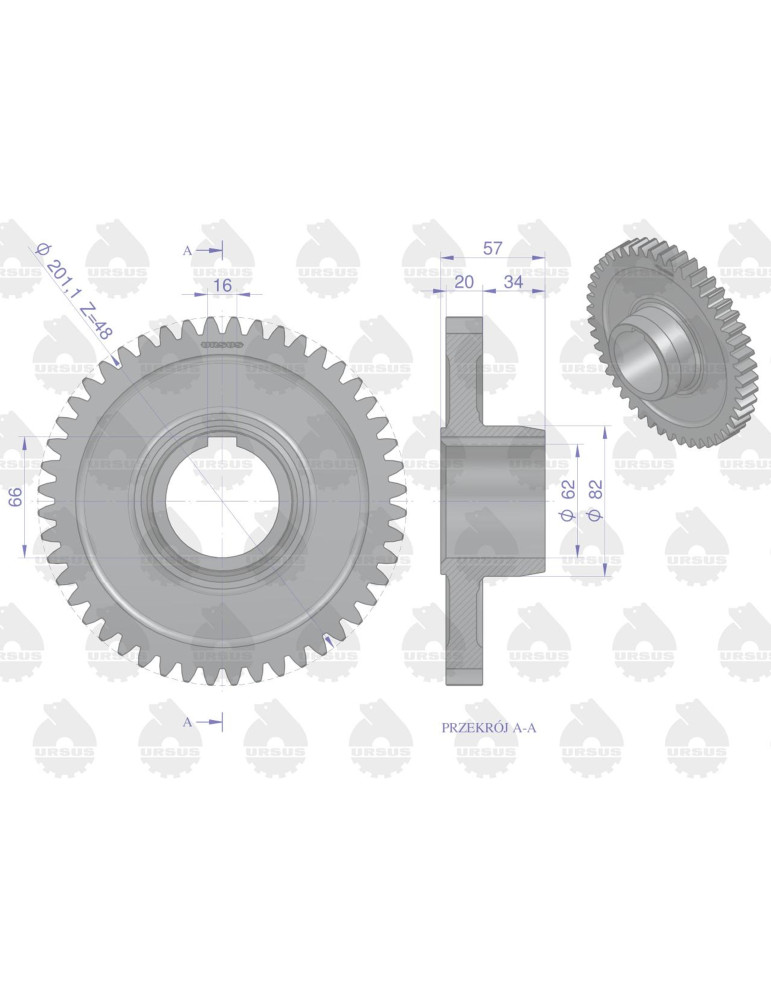 KOŁO 50419210 URSUS