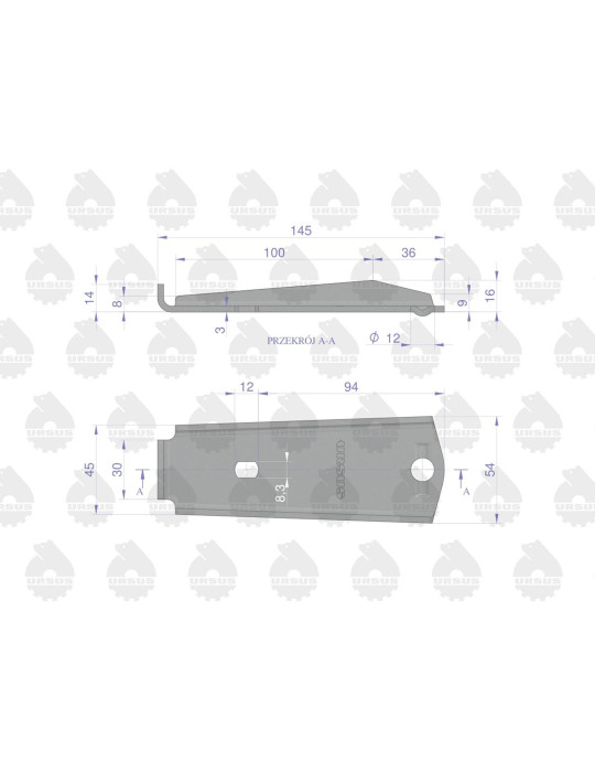 DŹWIGNIA 50511171 SPRZĘGŁA II
50511170
łapka
przekaźnika