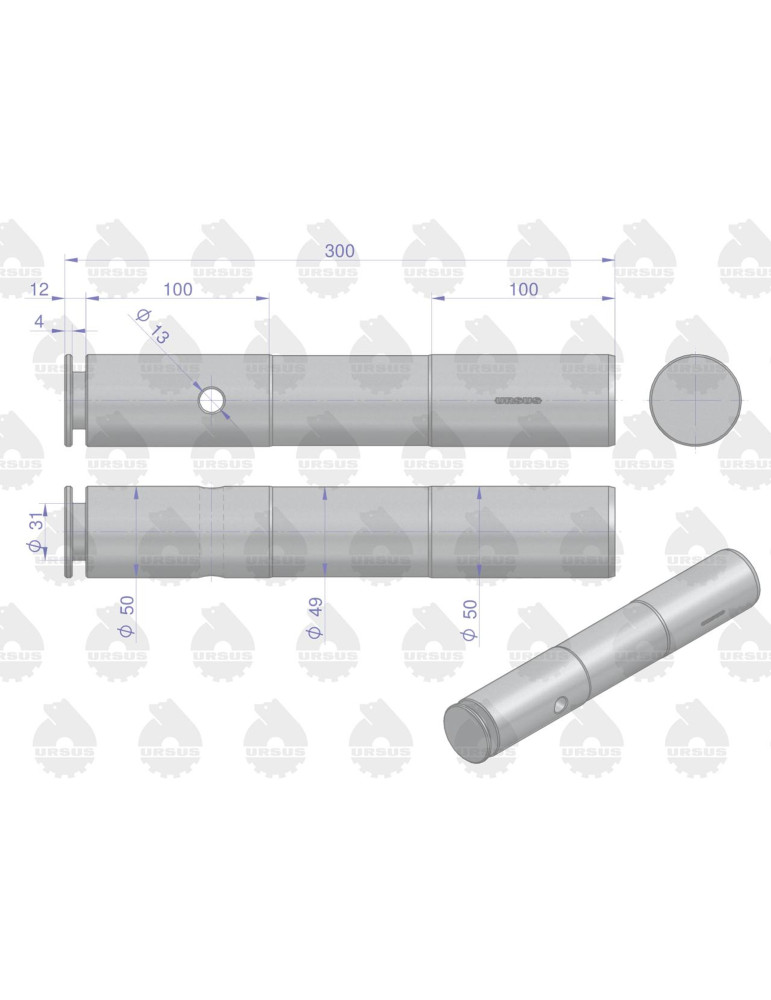 SWORZEŃ 50833091 
osi płaskiej Ursus
