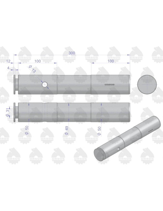 SWORZEŃ 50833091 
osi płaskiej Ursus
