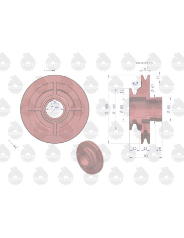 Koło 42031020
wału korbowego Chełmno ursus
 2